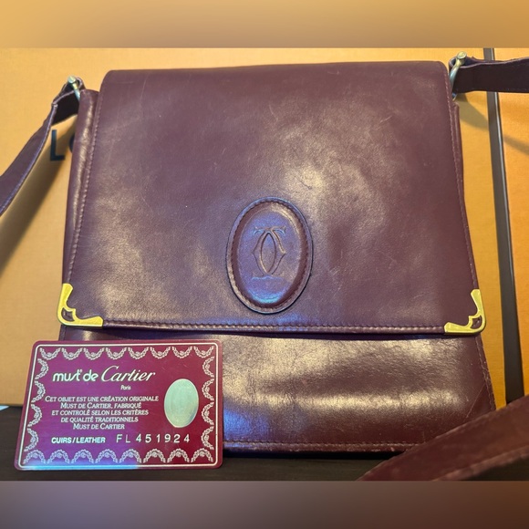 Cartier Handbags - Cartier Crossbody Bag WITH AUTHENTICITY CARD